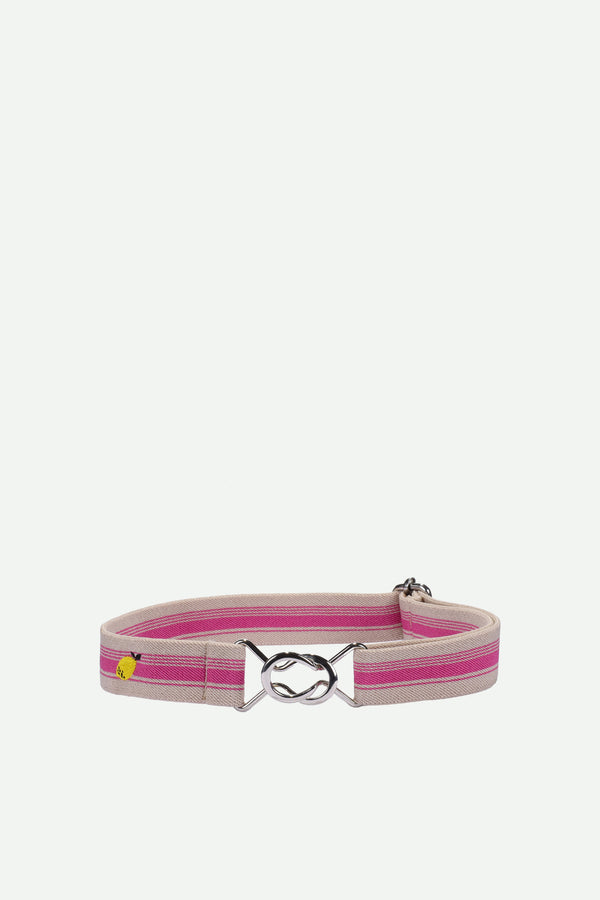sticky lemon elastic belt | eleanor pink