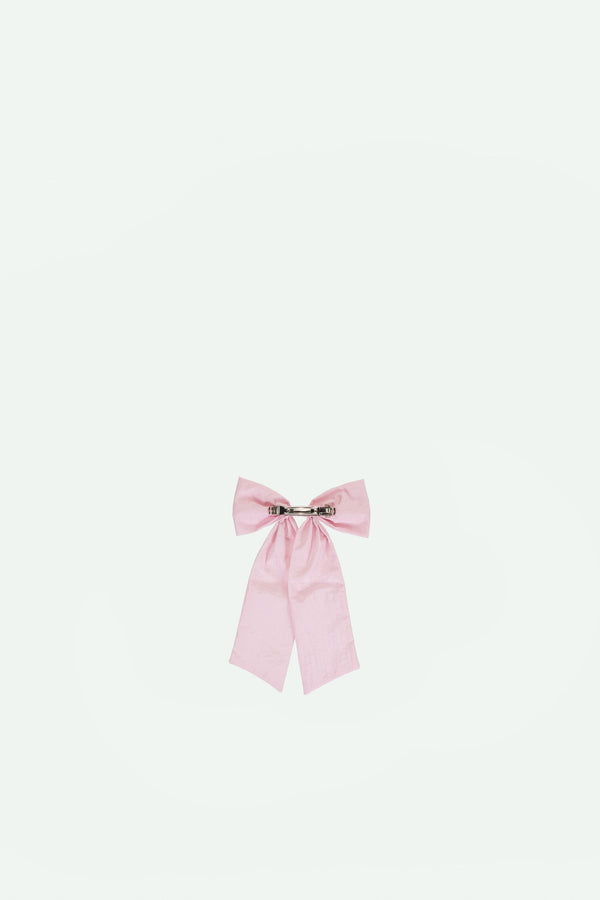 Sticky Lemon Hair Bow | Club Chic | Festive Pink