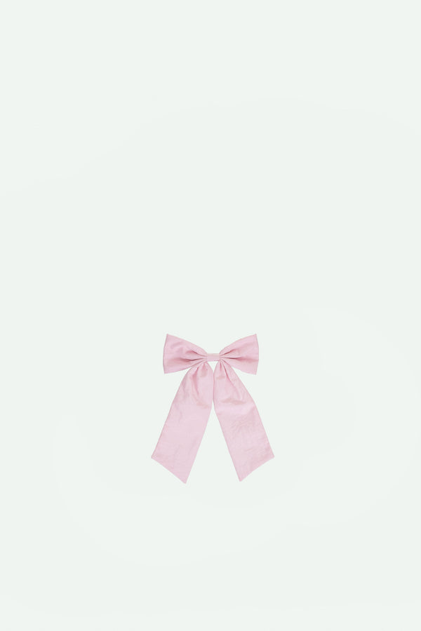 sticky lemon hair bow | club chic | festive pink