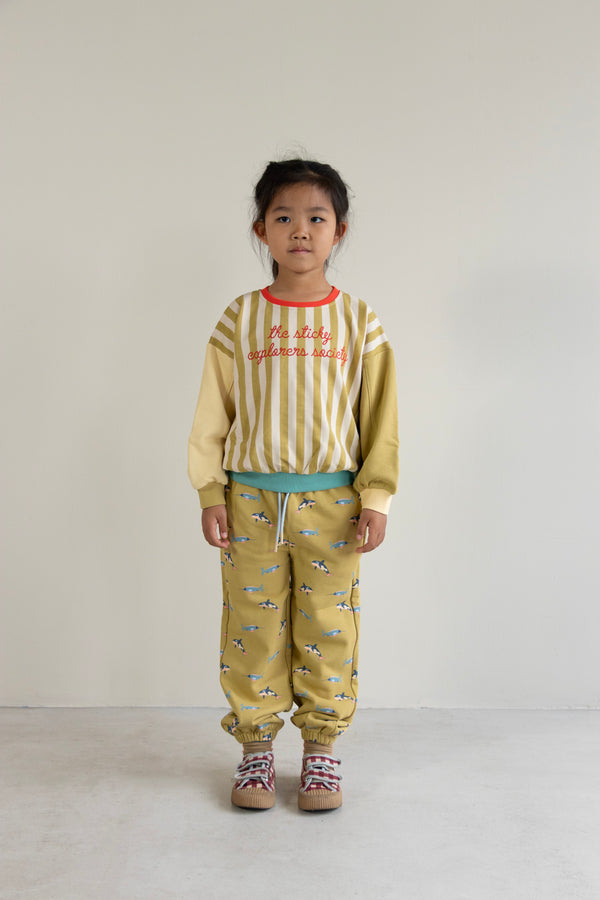 Sticky Lemon Joggers | Orca All Over | Reed Green