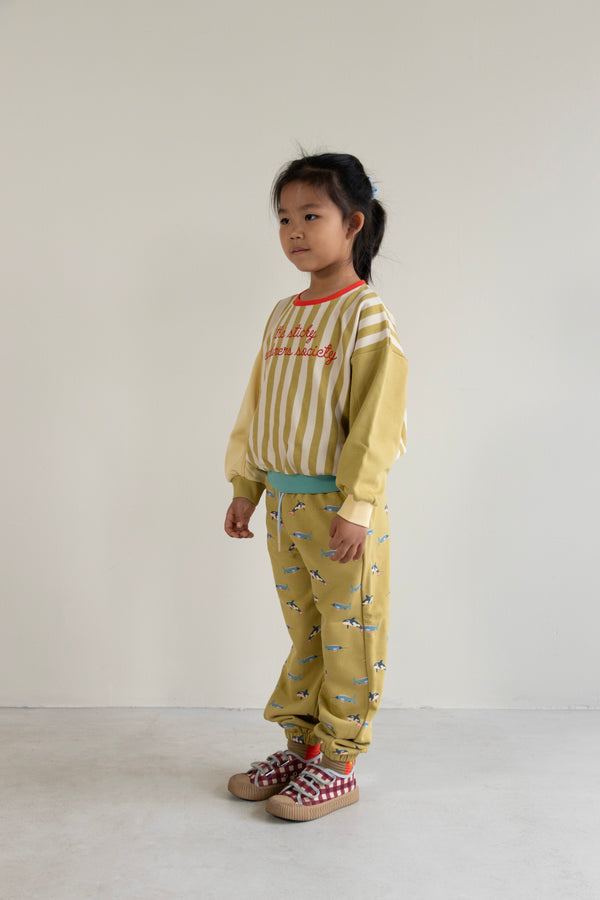 Sticky Lemon Joggers | Orca All Over | Reed Green