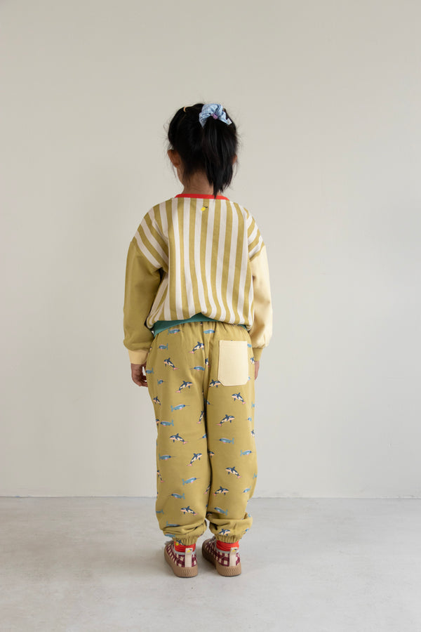 Sticky Lemon Joggers | Orca All Over | Reed Green