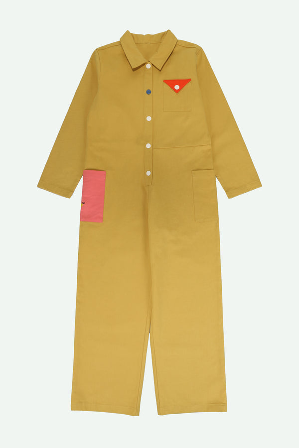 sticky lemon jumpsuit | reed green
