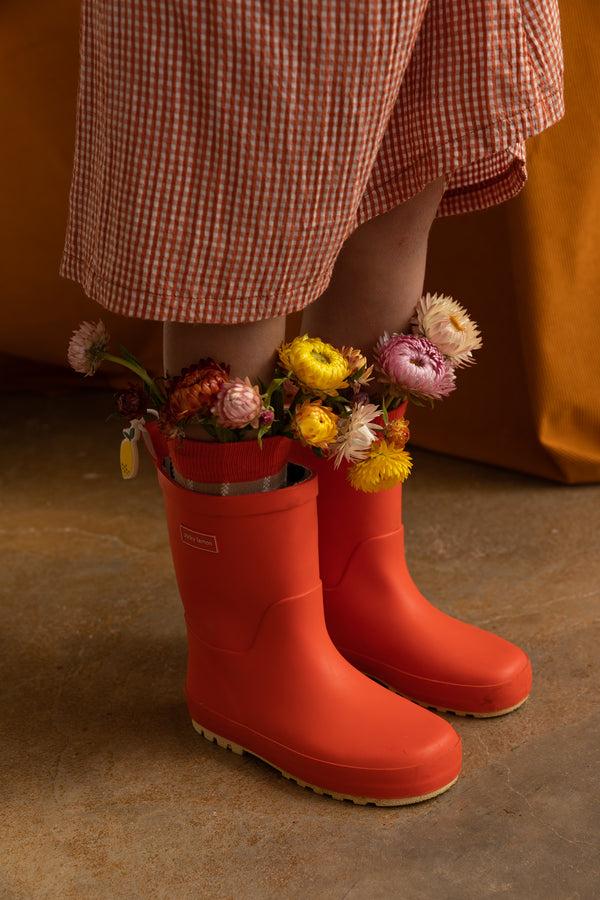 Sticky Lemon Rainboots | Farmhouse | Ladybird Red