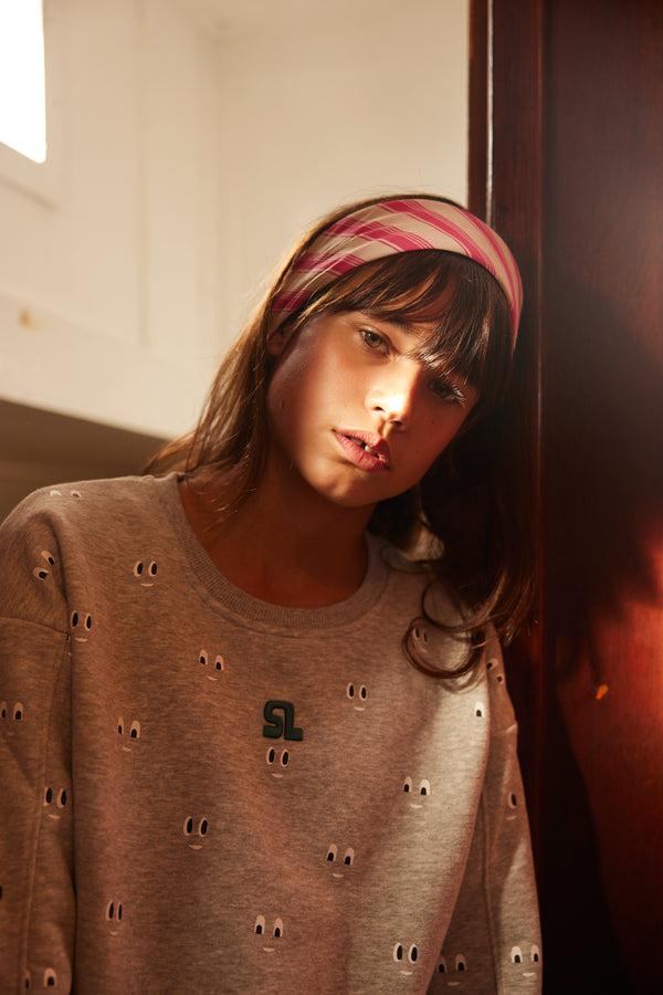 Sticky Lemon Scarf | Coral Pink + Shipwreck Rust