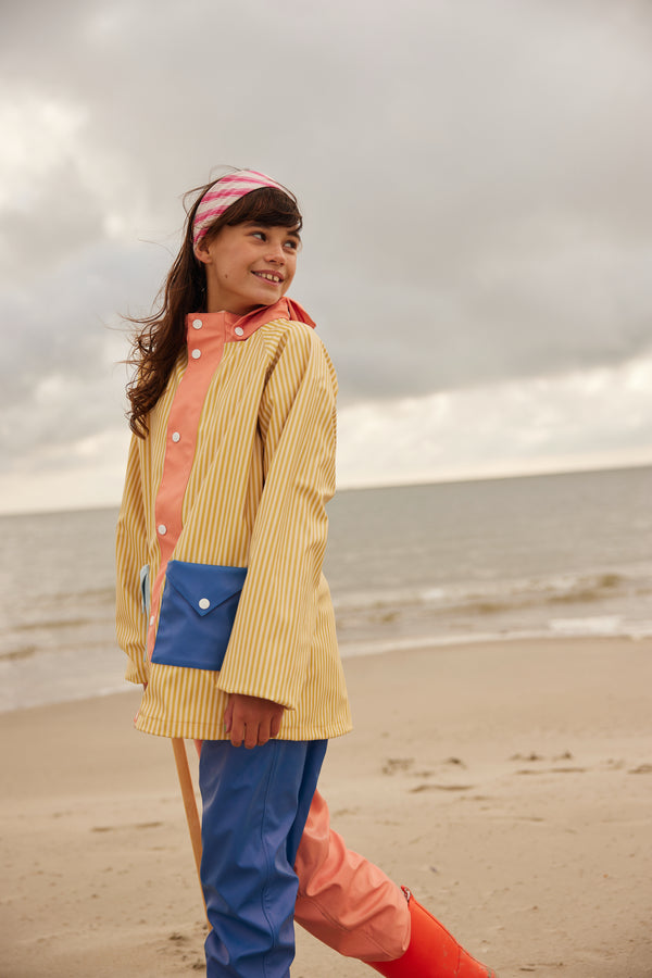 Sticky Lemon Scarf | Coral Pink + Shipwreck Rust