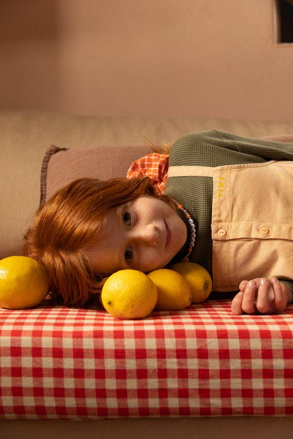 Sticky Lemon Scrunchie | Farmhouse | Carrot Orange