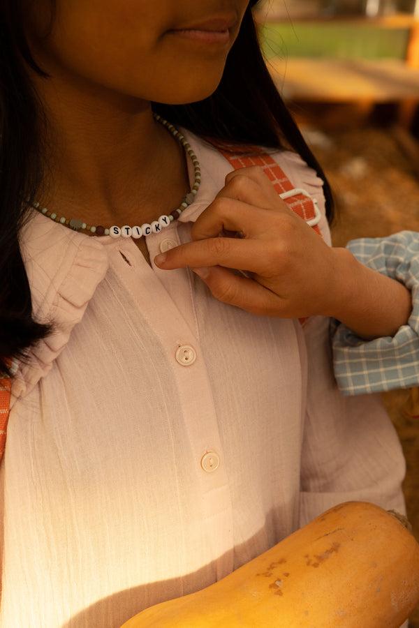 Sticky Lemon Scrunchie | Farmhouse | Morning Fog