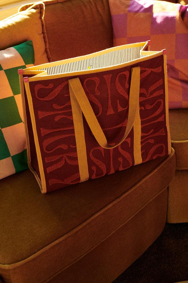 Sticky Lemon Shopper + Floral Knot Bag