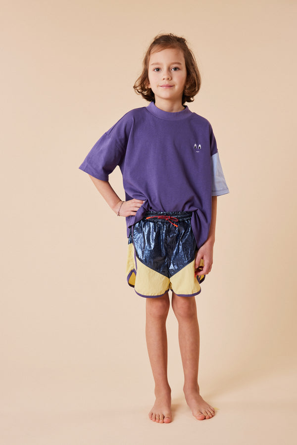 Sticky Lemon Shorts | Better Together | Metallic Navy