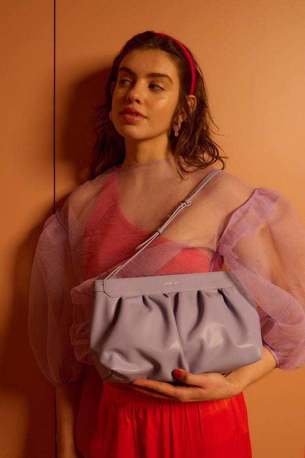 Sticky Lemon Shoulder Bag | Il Sole | Periwinkle Lilac