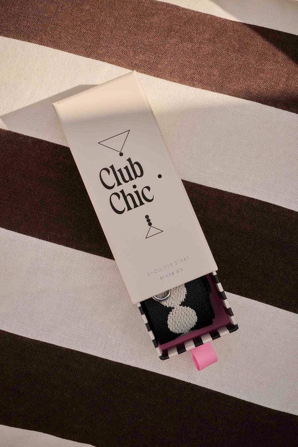 Sticky Lemon Shoulder Strap | Club Chic | Dots