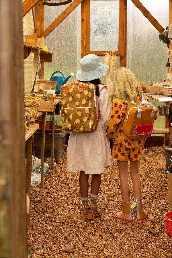 Sticky Lemon Socks | Farmhouse | Check Soil Green