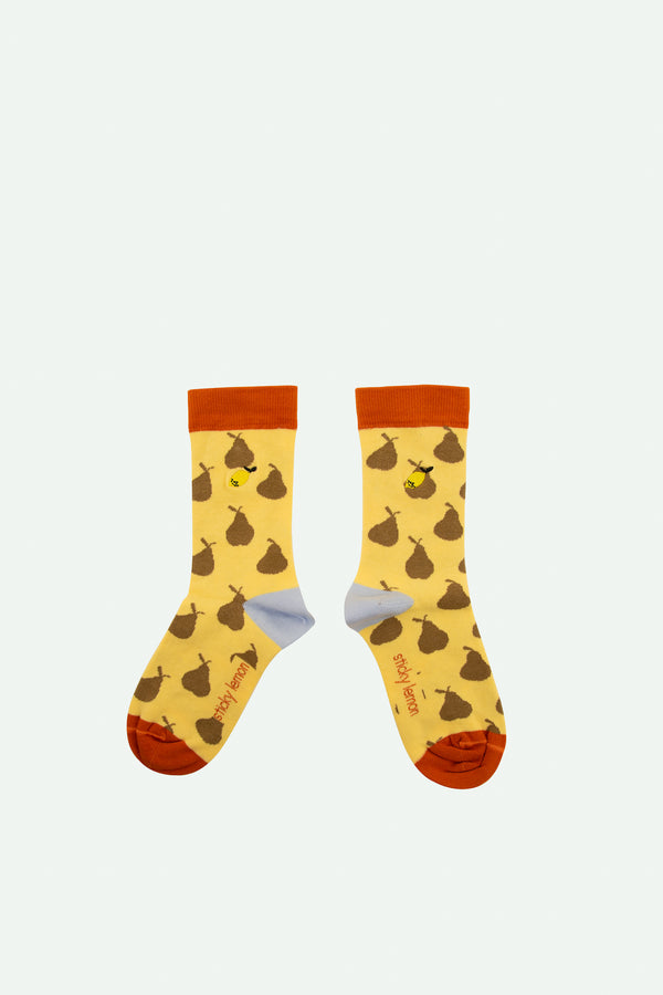 sticky lemon socks | farmhouse | pears