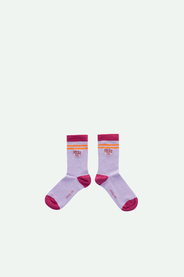 sticky lemon socks | sticky sis | sunset lilac