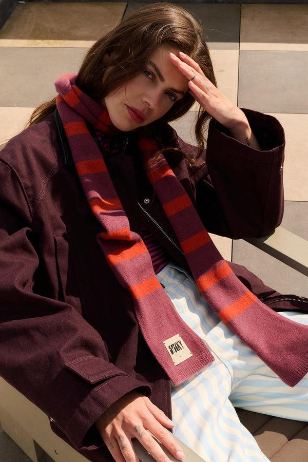 Sticky Lemon Stripe Scarf | Fig + Chili