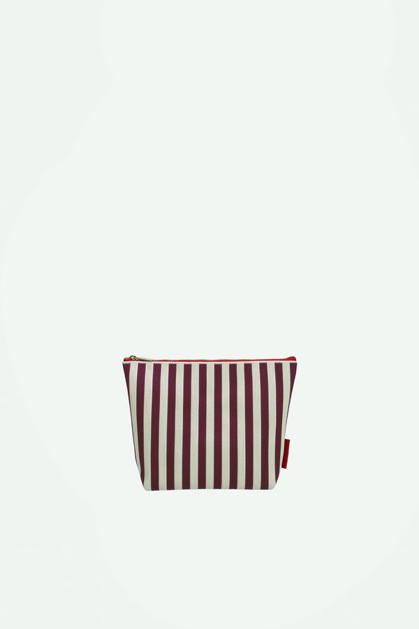 sticky lemon toiletry bag | knitted stripes | mist + fig