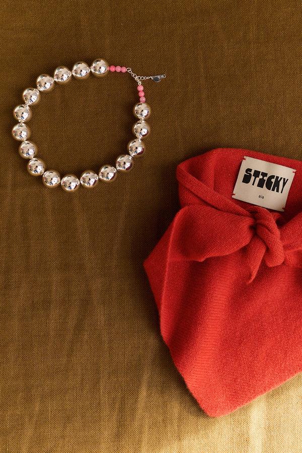 Sticky Lemon Triangle Scarf | Chili