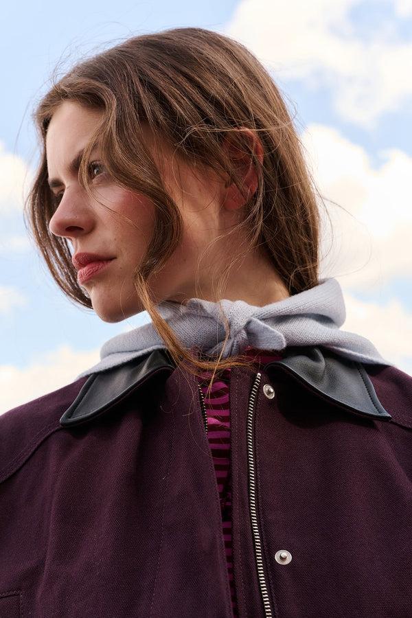 Sticky Lemon Triangle Scarf | Sky