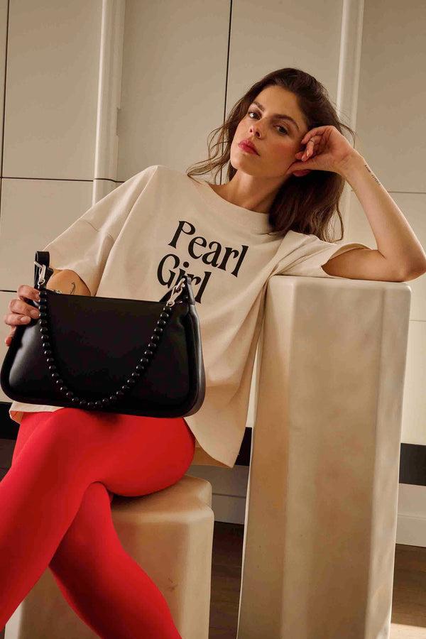 Sticky Lemon Tube Hand Bag | Club Chic | Black