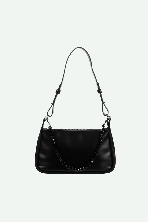 sticky lemon tube hand bag | club chic | black