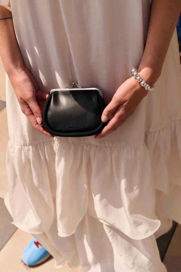 Sticky Lemon Tube Wallet | Club Chic | Black