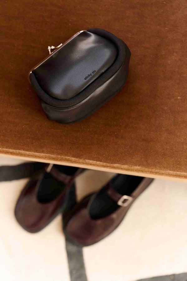 Sticky Lemon Tube Wallet | Club Chic | Black