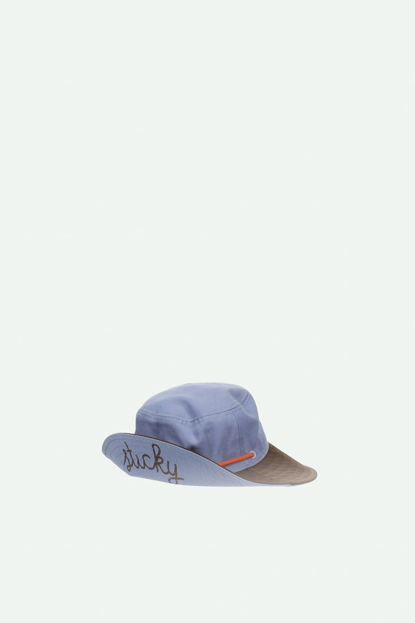 Sticky Lemon Sun Hat | Farmhouse | Blooming Purple + Soil Green