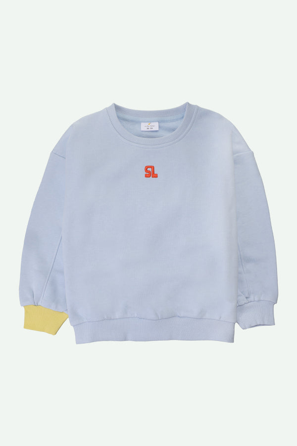 sticky lemon sweater | better together | badminton blue