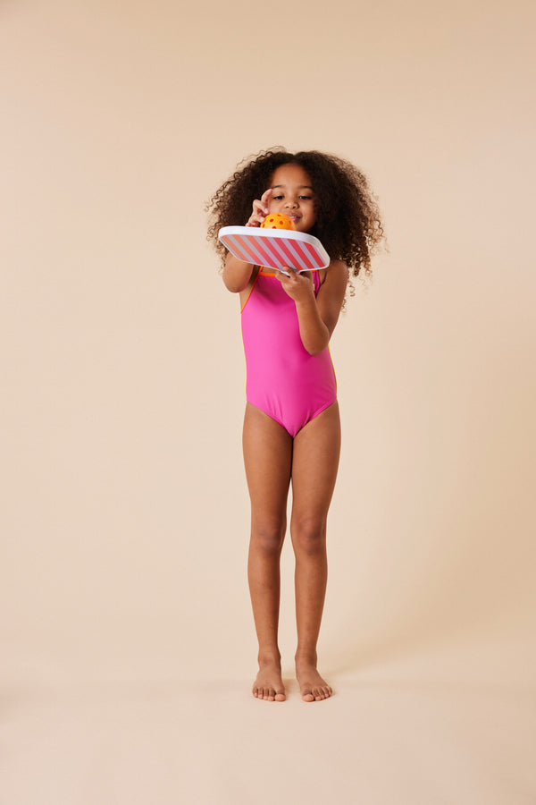 Sticky Lemon Swimsuit | Better Together | Rosette Pink + Feather Shuttle