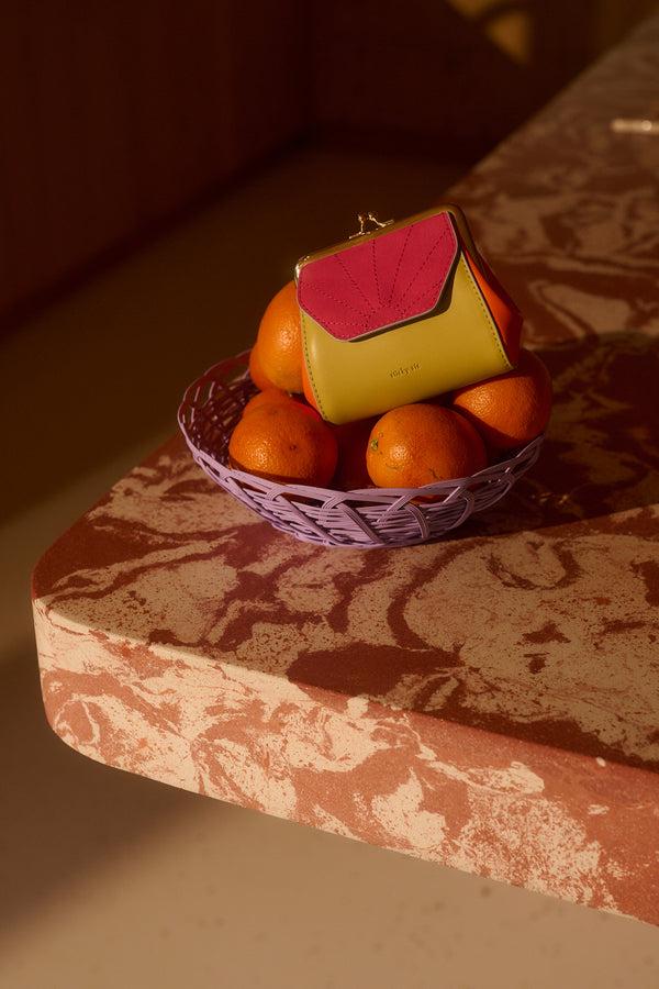 Sticky Lemon Wallet | Il Sole | Coloré | Lemon Leaf + Arancia Orange + Positano Purple