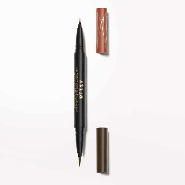 stila Stay All Day® Dual-Ended Liquid Eye Liner: Amber/Dark Brown