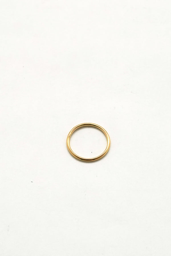 Still By Hand Garden Of Eden / 10K YELLOW GOLD MINIMAL RING / 21AW-MML-R02