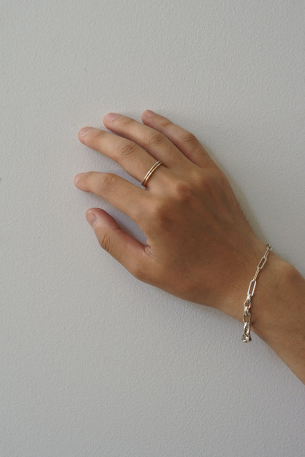 Still By Hand Garden Of Eden / 10K YELLOW GOLD MINIMAL RING / 21AW-MML-R02