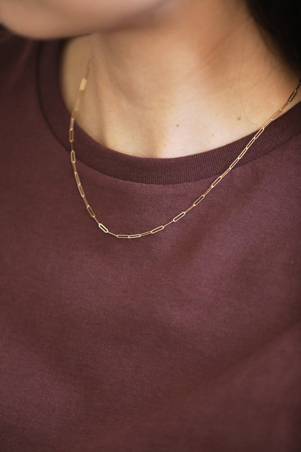 still by hand Garden of eden / 9K GOLD PC CHAIN NECKLACE / 24SS095