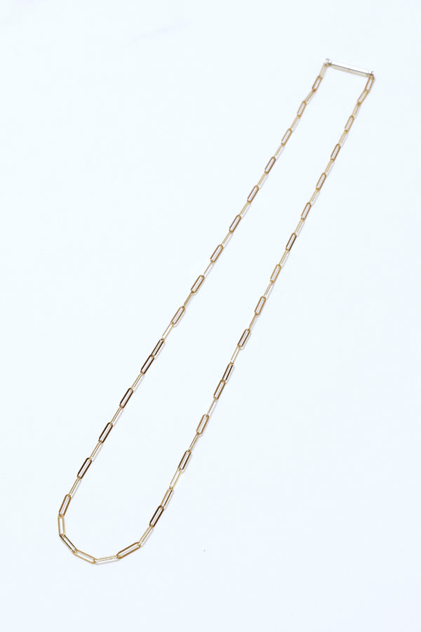 still by hand Garden of eden / 9K & SV PC chain necklace / 25SS058