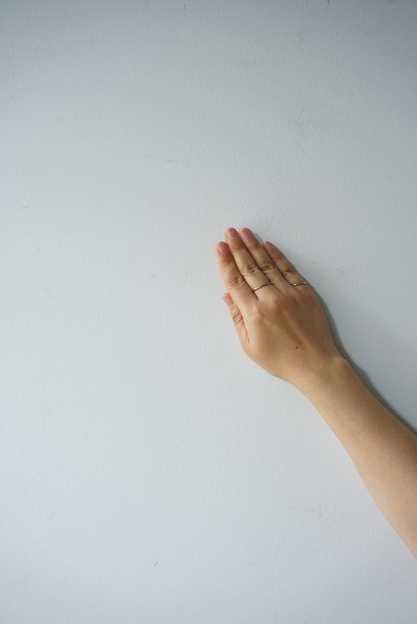 Still By Hand Garden Of Eden / SILVER MINIMAL RING 21AW-MMLR03