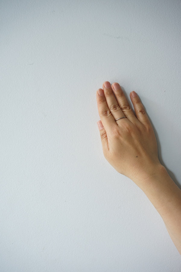 still by hand Garden of eden / SILVER MINIMAL RING　21AW-MMLR03