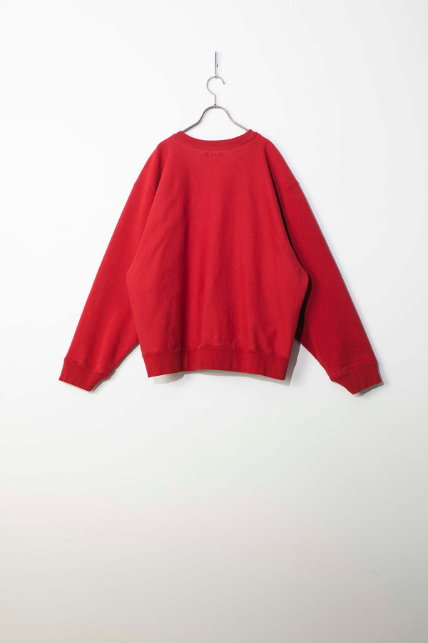 still by hand HED MAYNER / COMPACT COTTON JERSEY EMBROIDERD SWEATSHIRT