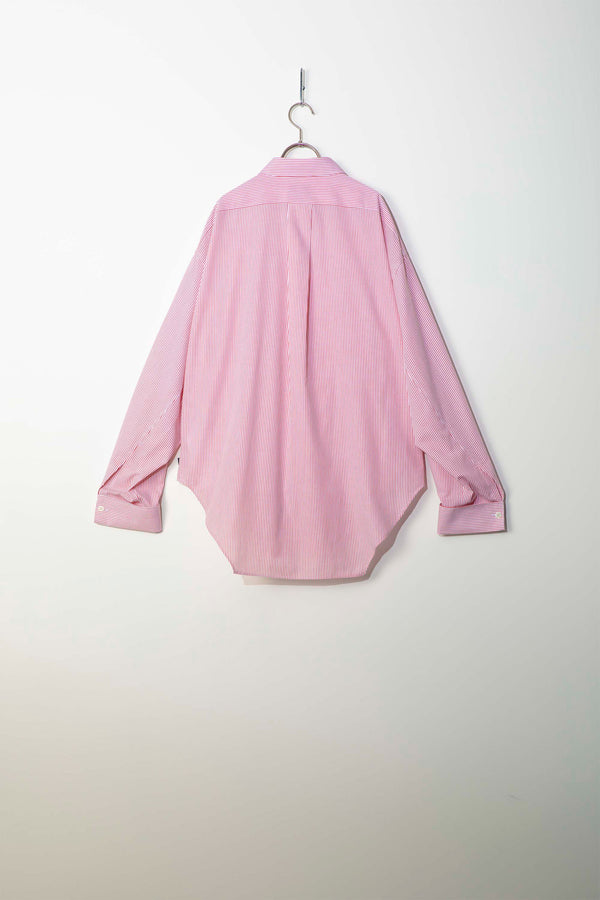 Still By Hand HED MAYNER / COTTON PINSTRIPE SHIRT ( Long Sleeve )