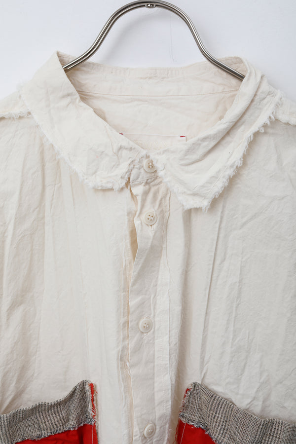 Still By Hand "PRICE DOWN " CASEY CASEY / HAMNET SHIRT - POCKET PATCHWORK