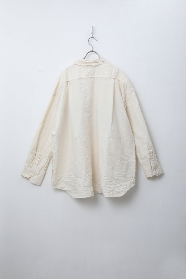 still by hand "PRICE DOWN " CASEY CASEY / HAMNET SHIRT - POCKET PATCHWORK
