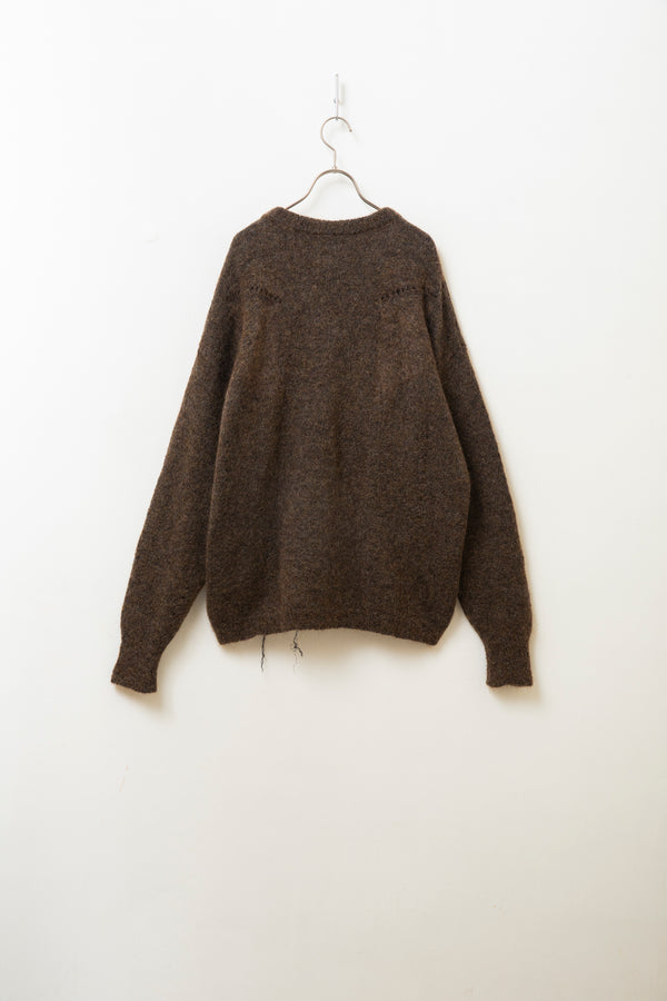 Still By Hand ” PRICE DOWN ” ROA / Dropstitch Mohair Knit Crewneck