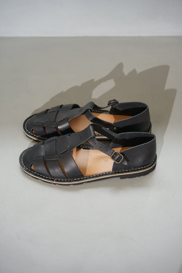 still by hand STEVE MONO / ARTISANAL SANDALS 10/01 (VEGETABLE TAN CALFSKIN)
