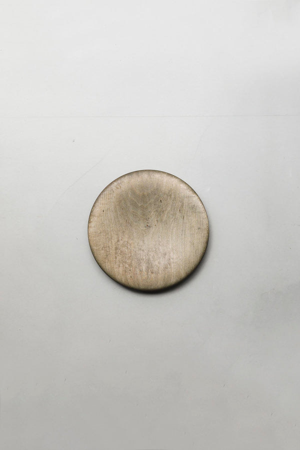 still by hand 内田悠 / イタヤカエデ 　丸皿180 鉄媒染