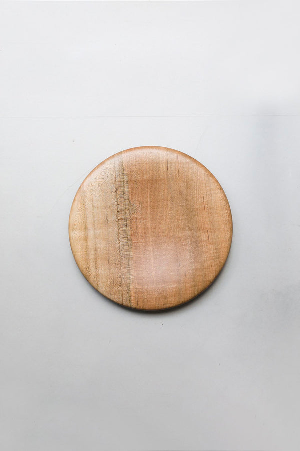 still by hand 内田悠 / 神代イタヤカエデ　丸皿240 ガラス塗装