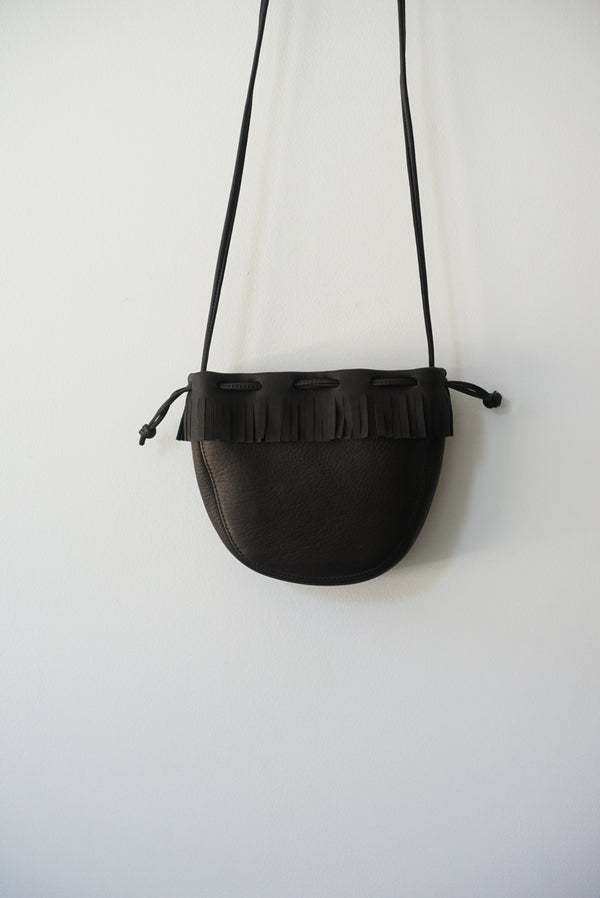 Still By Hand Aeta / DA66 FRINGE SHOULDER POUCH：XS