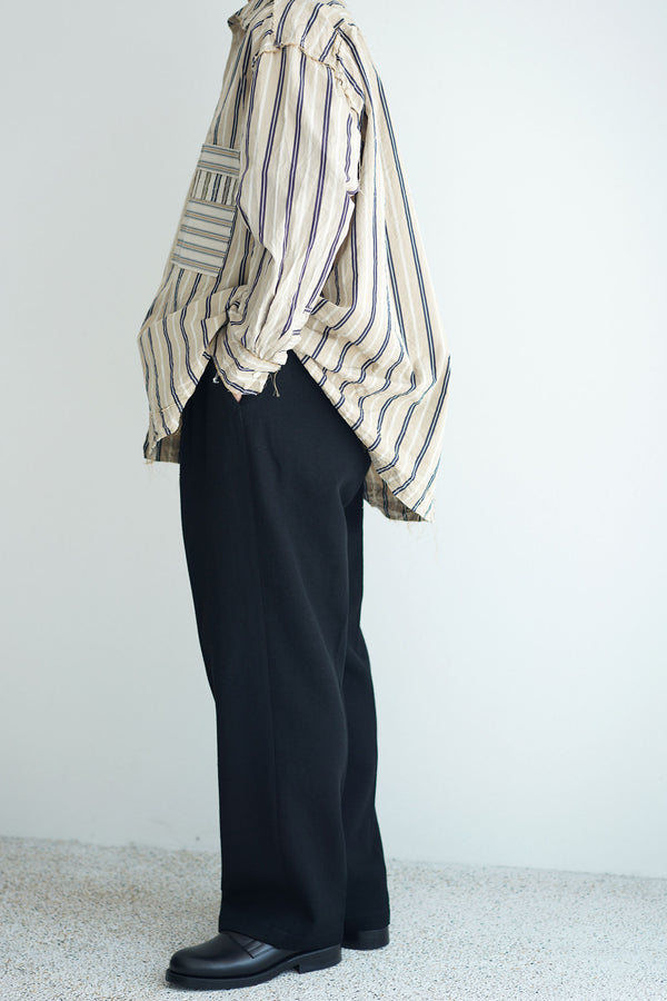 Still By Hand CASEY CASEY / HAMNET SHIRT RAW EDGE