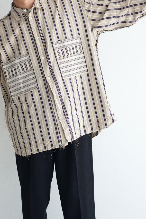 Still By Hand CASEY CASEY / HAMNET SHIRT RAW EDGE