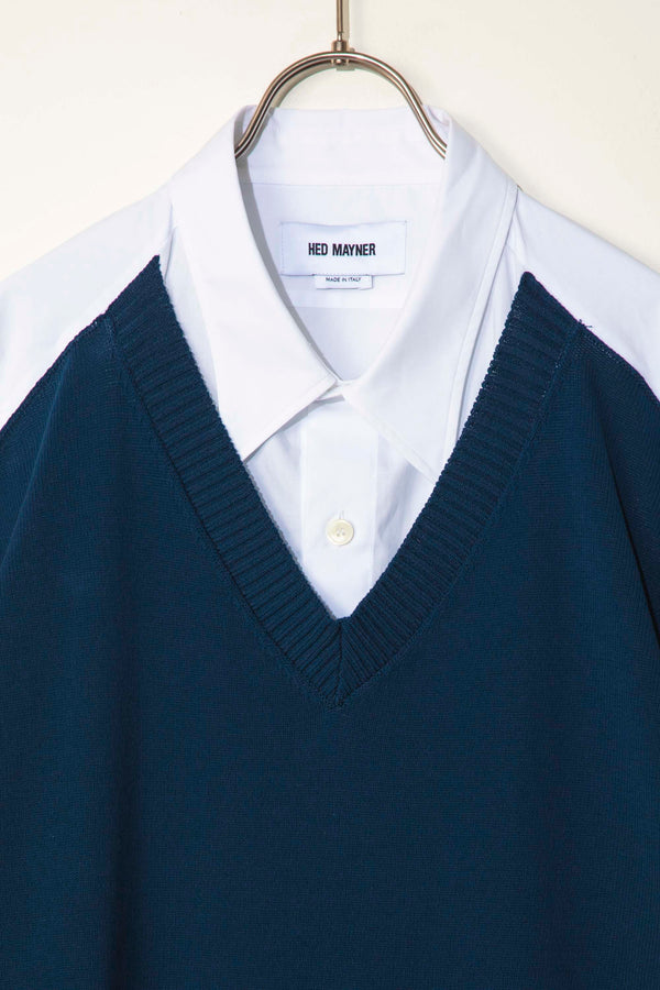 still by hand HED MAYNER / COTTON POPELINE 100% SHIRT